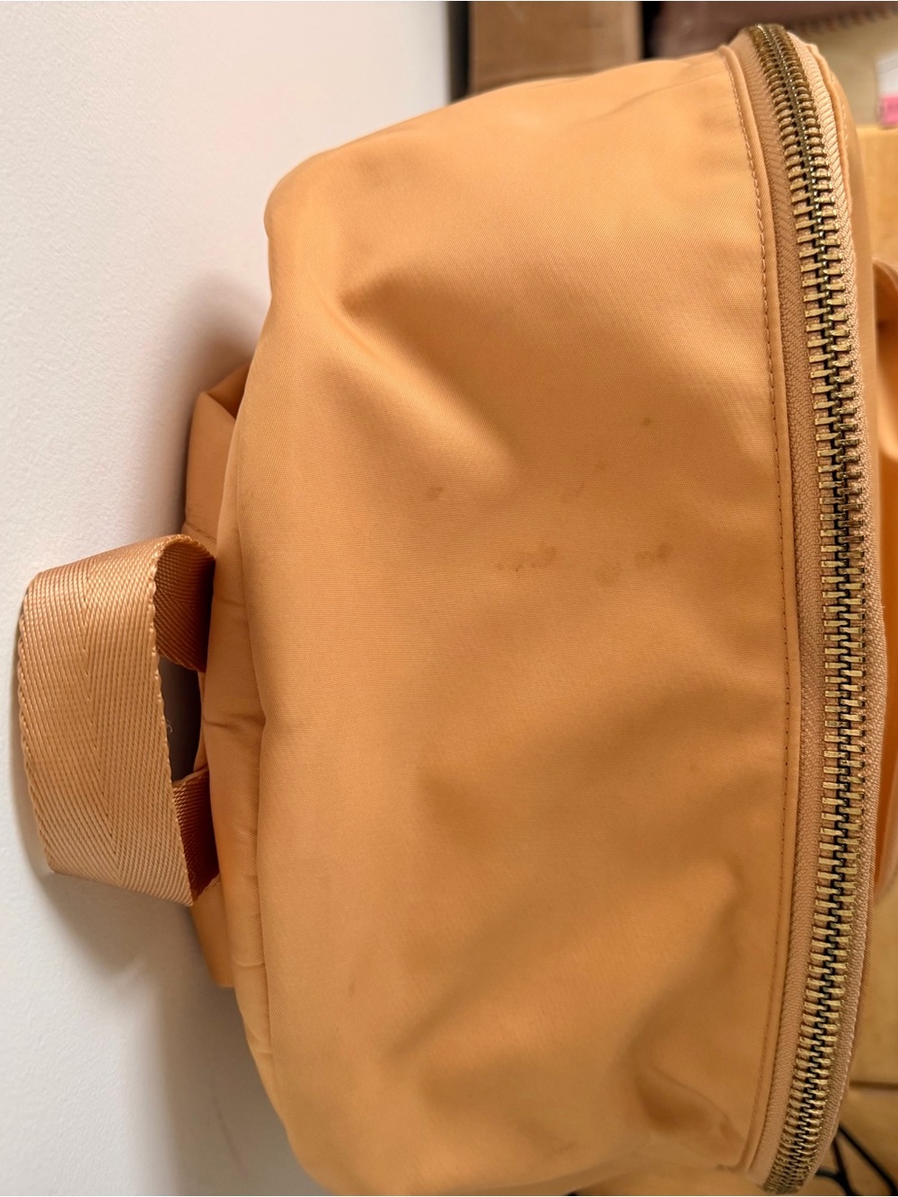 Stoney Clover Lane Peach-Tan Everyday Nylon Backpack - Picture 4 of 6
